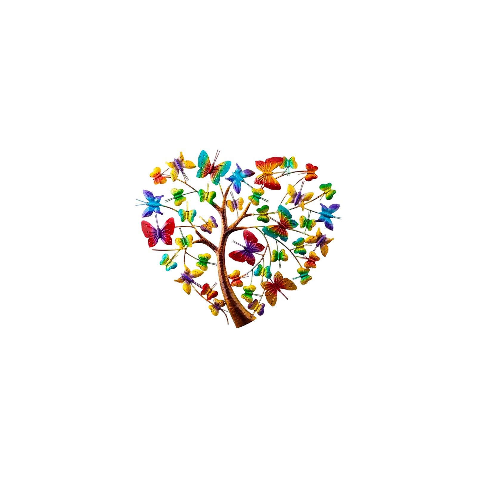 

Metal Wall Art Sculpture Butterfly Tree Silhouette Decorative Metalwork Iron Craft Handmade Home Wall Hanging Ornament