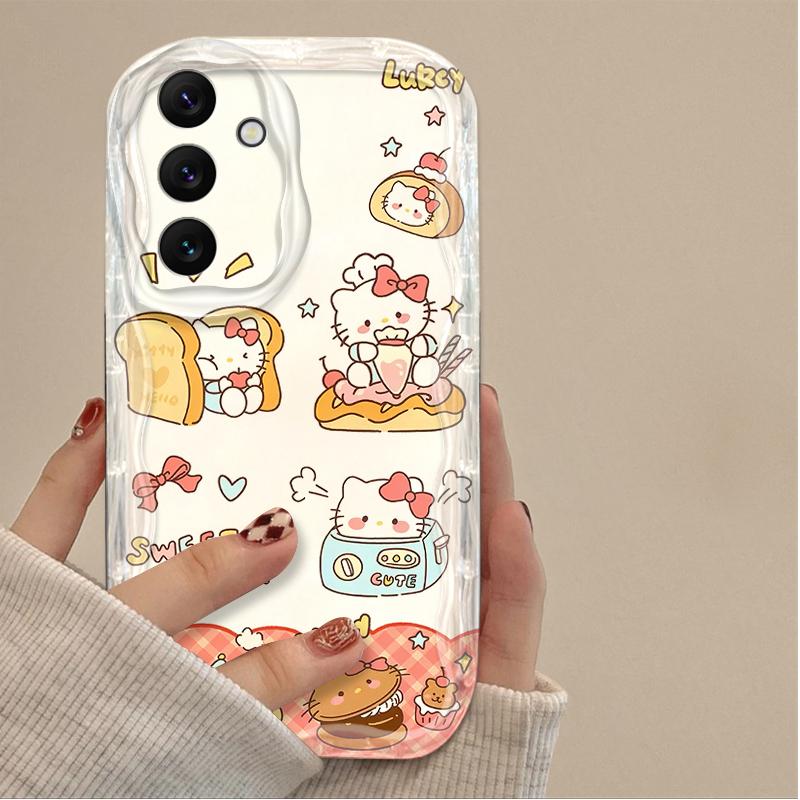 Cartoon Hello Kitty Case for Samsung Galaxy A16 A06 A55 A35 A25 A15 A05 A05S A54 A34 A24 A14 A73 A53 A33 A23 A13 A52 A32 A22