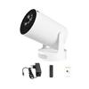 European 220 V Mini Projector with 1280 X 720 Hardware Resolution, Automatic Geometry Correction and Pivoting Support for Wall Viewing