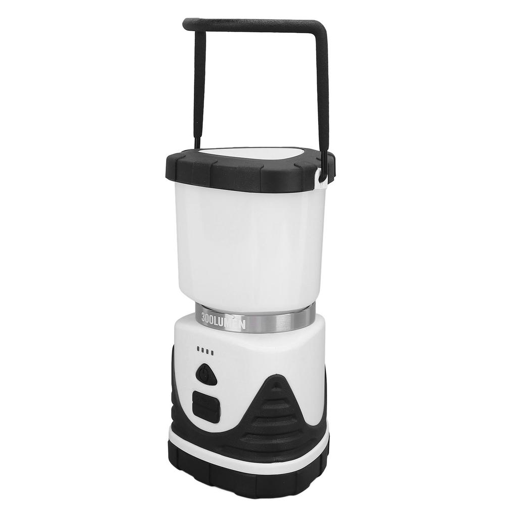 Camping Lantern 300LM 3 Modes IP65 Waterproof USB Rechargeable Portable Tent Light for Emergency Power Outage Hiking Camping