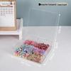 Transparent Multi-Layer Storage Box for Glass Beads and Jewelry Accessories