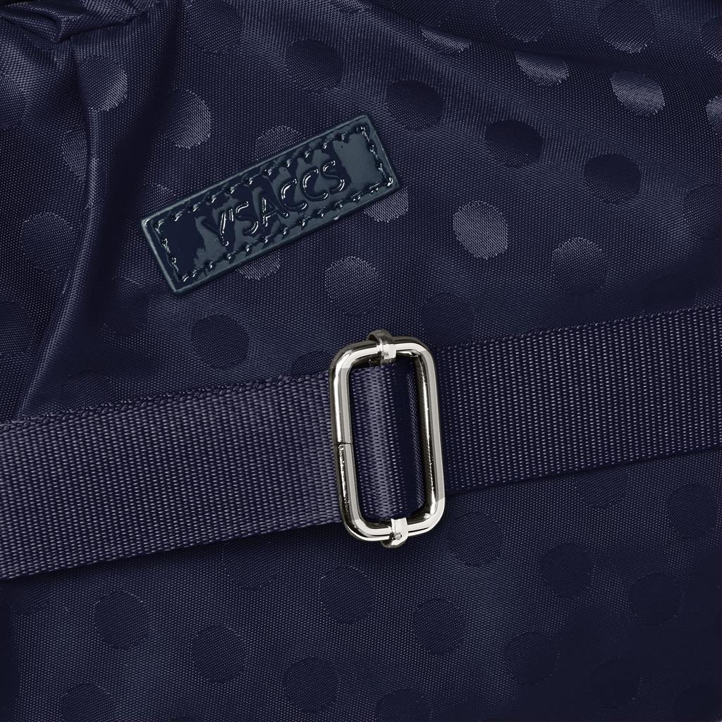 Tote dot pattern jacquard enamel accent navy and other colors [Isaac] bag, 2-way tote, women's, (67)
