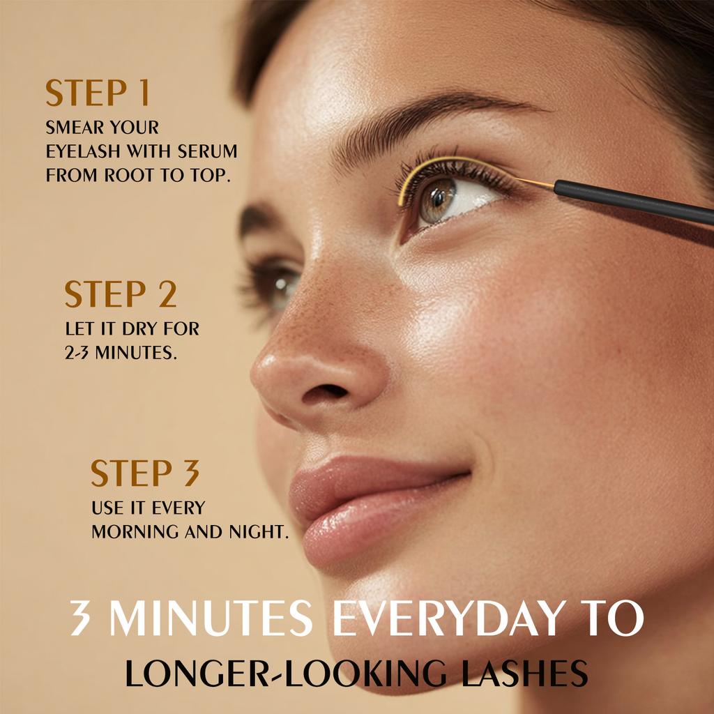 Eyelash Liquid, Black Curled, Slender, Dense, Mild And Naturally Moisturizing Curled Eyelash Liquid, New Product.