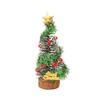 1/12 Dollhouse Mini Christmas Tree Cedar Tree Model Dollhouse Xmas Scene Decor Ornament Doll House Festival Decoration Toys