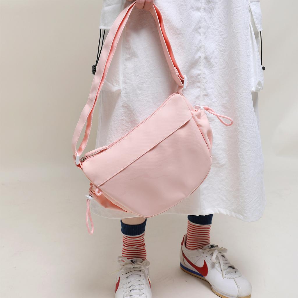 Crossbody Bag Women'S Summer Pvc Transparent Pain Bag Baby Bag Trendy Cool Dumpling Bag Super Fire Work Sundries Bag