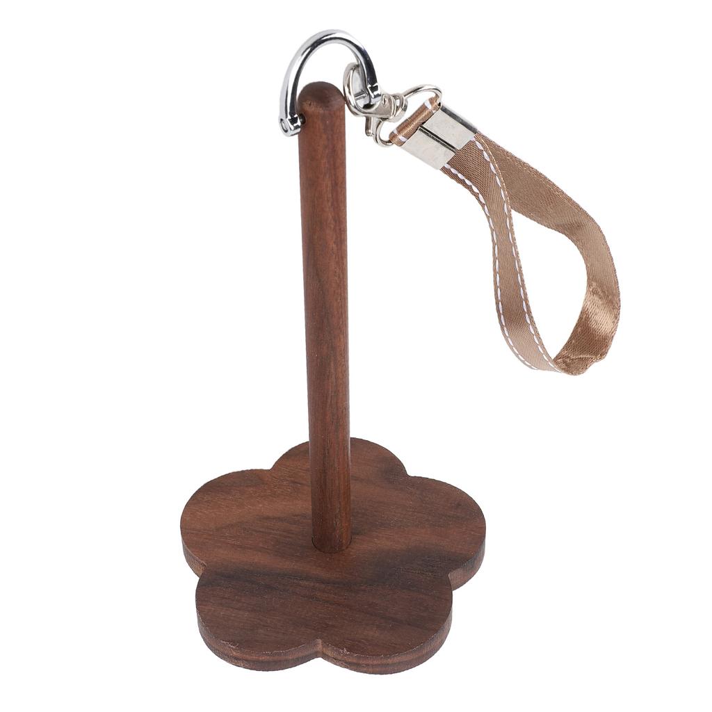 Handgelenk Garnhalter Tragbar Verhindert Verheddern Walnussholz Handgelenk Garnknäuelhalter Ständer mit Schulter S