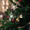 1Pcs Golden Brass Jingle Bell Christmas Pendant Bell DIY Wind Chime Decorative Craft Party Accessory Christmas Bells