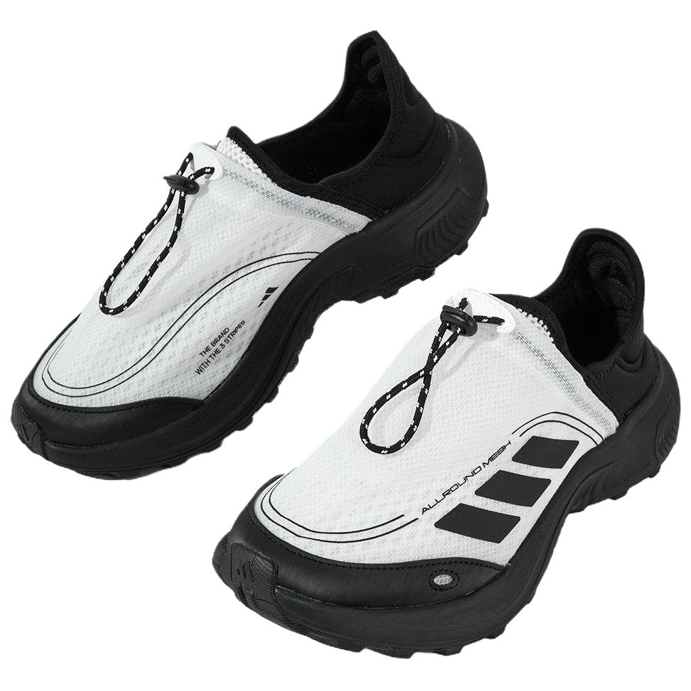 Adidas Fc Walker Fabric Soft Comfortable Non-Slip Wear-Resistant Low-Top Casual Shoes Unisex Casual Shoes Black White JP6647