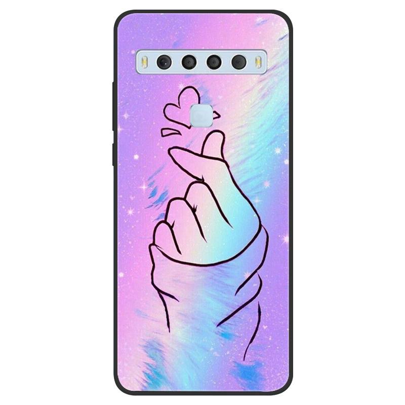 

Для чохла TCL 10L 10 Pro М яка силіконова задня кришка Для TCL 10L 10 Lite 5G UW 10Lite 10Pro 10 L Plus Чохол Coques Милий квітковий малюнок TCL 10 5G UW