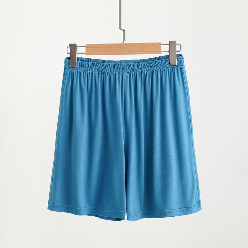 

Modal Women s Summer Thin Half Length Casual Homewear Pants Peacock Blue L (Recommendation 40.00 kg-55.00 kg