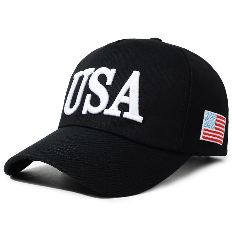Cappello SA berretto da esterno con bandiera americana nuova lettera U visiera ricamata berretto da baseball