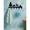 Stylish Metal Elk Key Holder Wall Hook for Entryway, Living Room, Bedroom, Rustic Home Organizer, Space-Saving Unique Gift