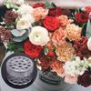 Transparent Flower Vase Holder Round Bouquet Floral Arranger Holder  Wedding