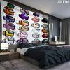 Among Us Custom Name Wall Tapestry Aesthetic Wall Hanging Printed Fabric Blanket Decorative Tapestries for Bedroom Living Room Home Decor