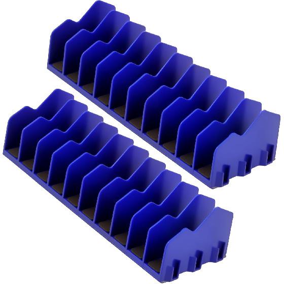 2 Adet Pense Düzenleyici Raf, Pense Tutucu, 10 Yuvalı Pense Kesici Düzenleyici Raf Plastik Alet Düzenleyici Yer Tasarruflu Alet Çekmece Takım Kutusu Düzenleyici