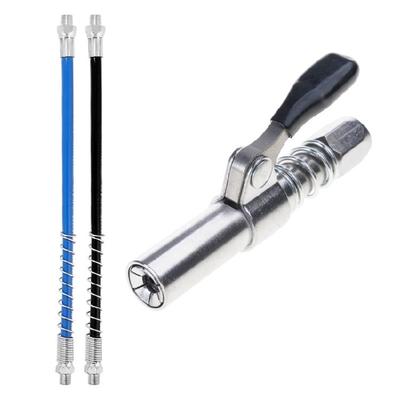 Effizientes Fettpressen-Set mit einem Griff und flexiblem 30-cm-Schlauch für schwer zugängliche Bereiche, für mechanische und Heimwerkeranwendungen