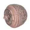 Tea Canister Metal Loose Tea Storage Container Airtight Tea Bag Canister Exquisite Bronzy Tea Jar for Sugar Salt