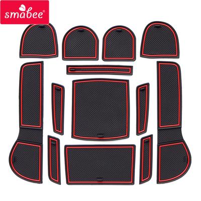 Smabee Gate Slot Pad for SUBARU LEVORG 2016-2017 Interior Door Pad/Cup Dust Mats Water Coaster Non-Slip