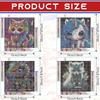 5d diamond painting new full diamond cartoon small animal living room handmade crystal point sticker diamond brick sticker cross stitch
