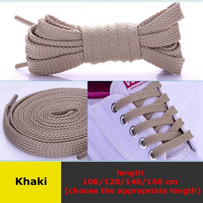 26 Kleuren Kwaliteit Klassieke Schoenveters voor Sneakers Schoenveters platte Casual Schoenveter Elastische Veters 100/120/140/160CM Koorden 140cm