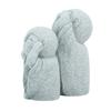 Mini Monk Buddha Statue Chinese Green Sandstone Cute Buddha Figurine 3 Little Monks Ornament for