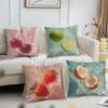 Refreshing Summer Fruits Watermelon Coconut Cushion Cover For Pillow Printing Sofa Decoration Home Room Office Nordic Simplicity