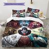 Death Note Pattern Bedding Quilt Set Quilt Cover Pillowcase Home Decoration Birthday Gift (1 * duvet cover + 2 * pillowcase, without core)