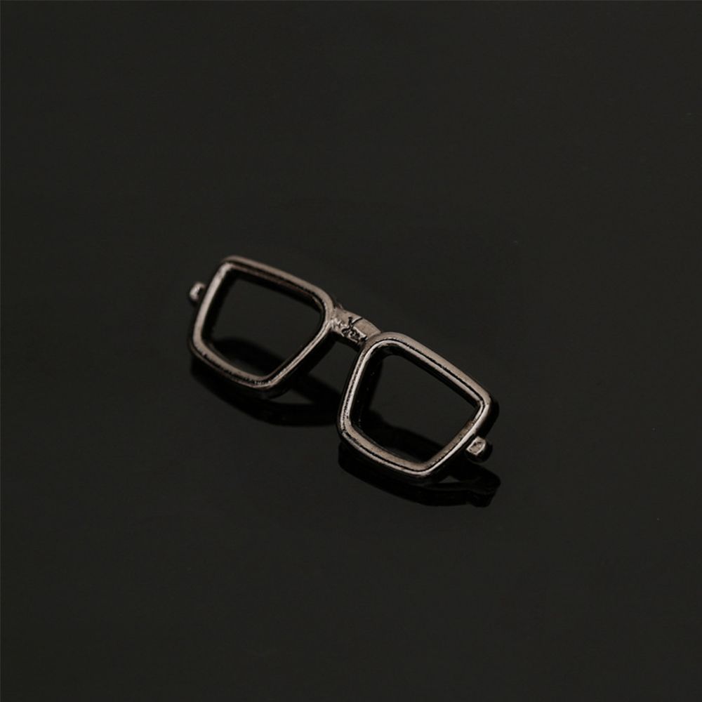 Retro Suit Accessories Sunglasses Shape Enamel Pins Shirt Brooch Collar Pins Badge Glasses Brooch