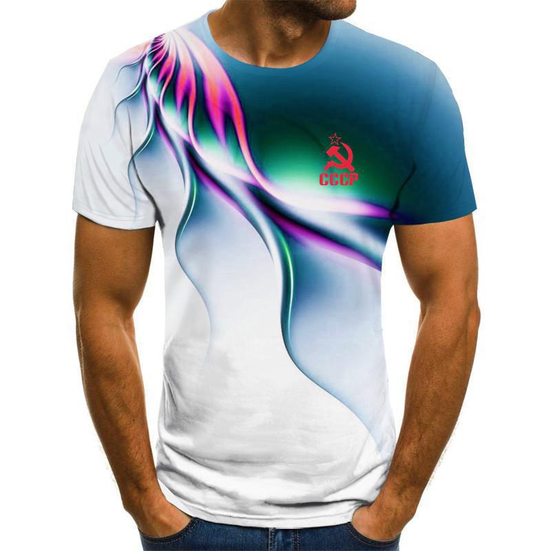 Men T-Shirt Women Tees 3D Print Short Sleeve Comfortable Sportwear T Shirts