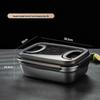 304 Stainless Steel Food Container with Handle
