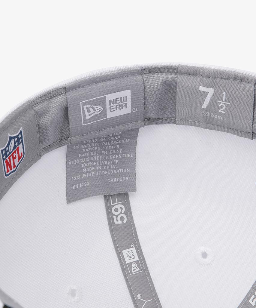 NEW ERA Nfl Las Vegas Raiders Basic Fitted Cap All-Tic White/Black 15131687