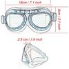 LILSIS Retro Motorcycle Goggles Vintage Moto Classic Pilot Glasses for ATV Bike