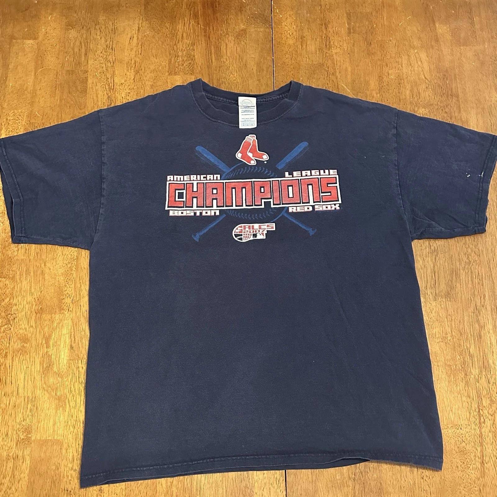 Boston Red Sox 2007 ALCS Champions T Shirt XL Vintage XL