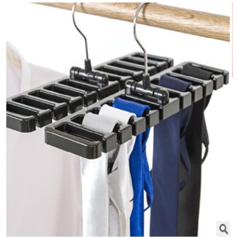 Tie Belt Hanger Wardrobe Belt Rotating Organizer Rack Multifuctional Scarf Hanger Home Closet Storage Holder Accessories