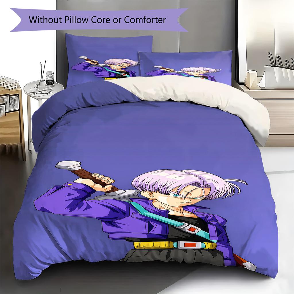 Roupa de Cama com Estampa de Troncos, Conjunto de Colcha Capa de Colcha Fronha Presente de Aniversário para Casa (1 capa de edredom + 2 fronhas, sem enchimento.)