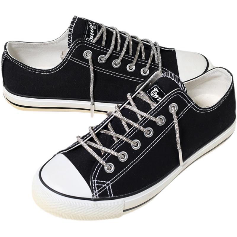 Luxury Rhinestone Shoelaces Rainbow Diamond Shoe laces Sneakers Laces Shoes Round Shoelace 100/120/140/160CM 1Pcs DIY Strings