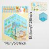 New Creative Children's 2.5D Sticker Scene Hand-cut Hand Account Visual 3D Three-dimensional Decoration