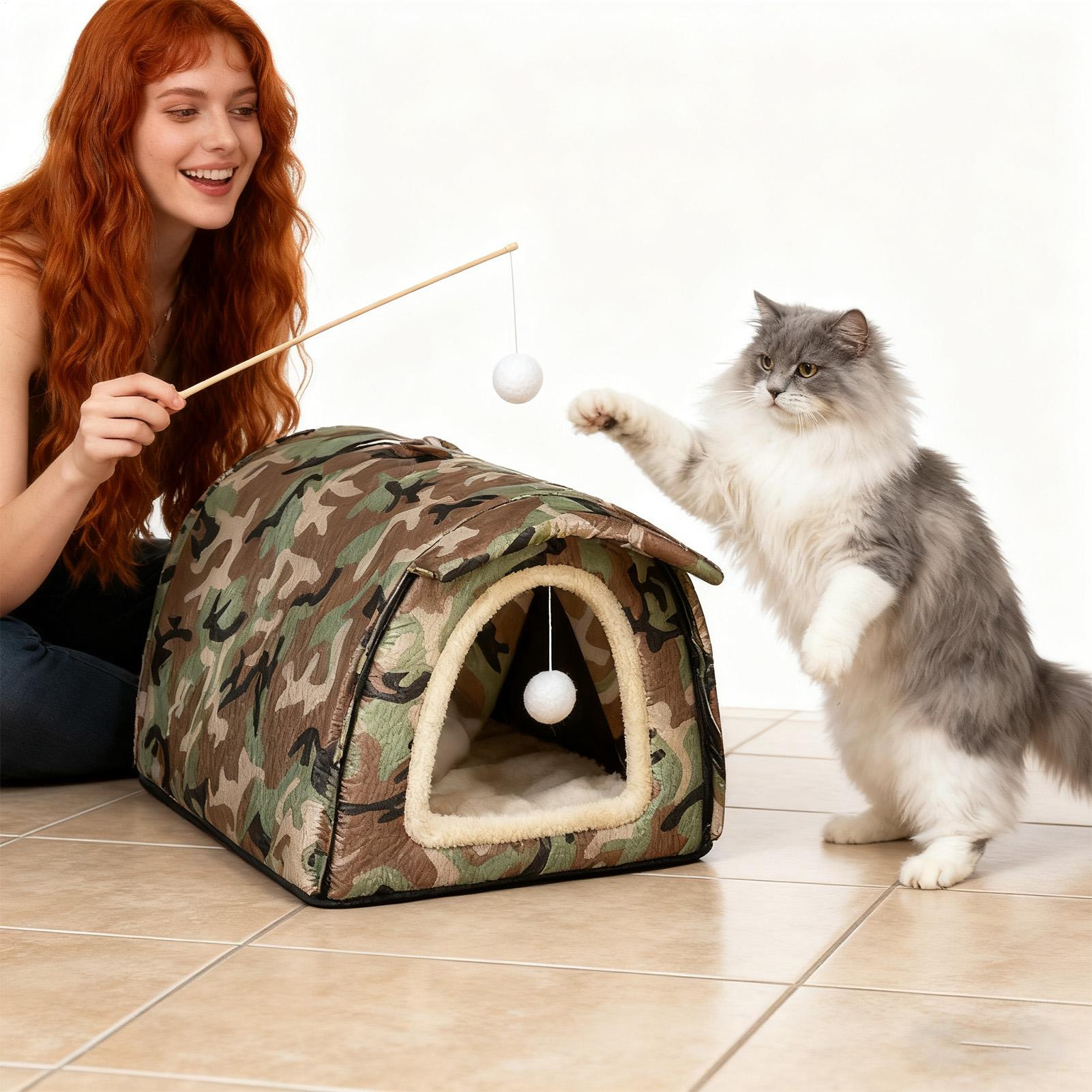 

Cat Nest Warm Tent Pet Supplies Cat House For Kitten Puppy Animal Calming Puppy Sleeping Travel Winter Home Outdoor Indoor China Mainland