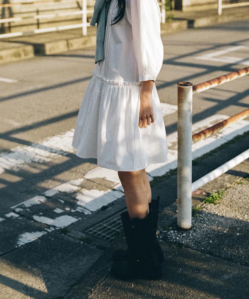 Manggomaenipeullijeu Heidy Cotton One Piece_White