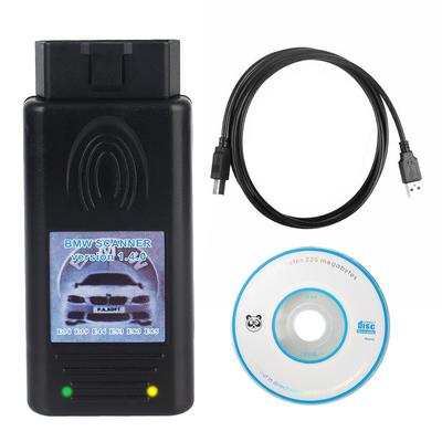 For BMW  Scanner 1.4.0 Multi-Function Unlock Version USB Diagnostic Interface For Windows XP Car Diagnostic Scanner