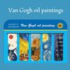 4pcs Retro Painting Bookmark for Books Vintage Items Veiws Magnetic Page Clips Book Marker Unique Reading Gift