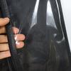 Perücke Hängen Tasche Transparent Zipper mit Tragbare Hängen Haken Staubdicht Verschluss Perücke Aufhänger Haar