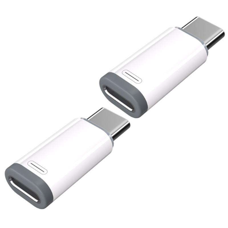 Phone  to USB C Adapter Lighting Aluminum Charger Adapter Fast Charging & Data Transfer Easy to Carry for Phone  16