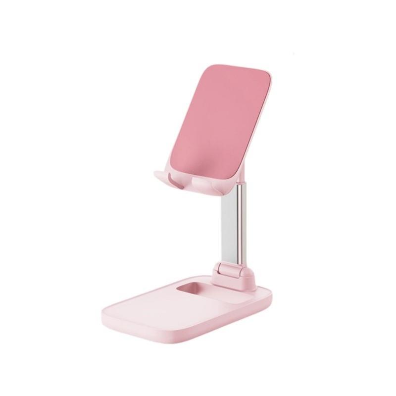 

Phone Holder Universal Angle Adjustable Stand for Phone Tablet Tabletop Folding Support Cradle for Live Watching Video