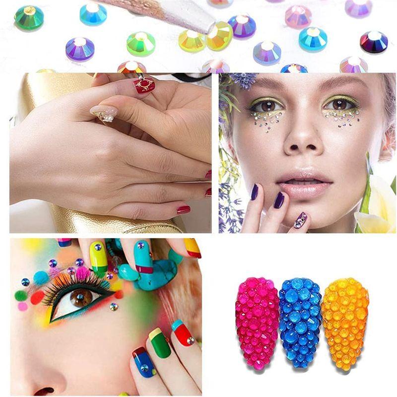 A84E-AB Nail Rhinestone Boxed DIY Resin Jelly Diamond Symphony Phone Case Accessories Jewelry Accessories Diamond Sticker