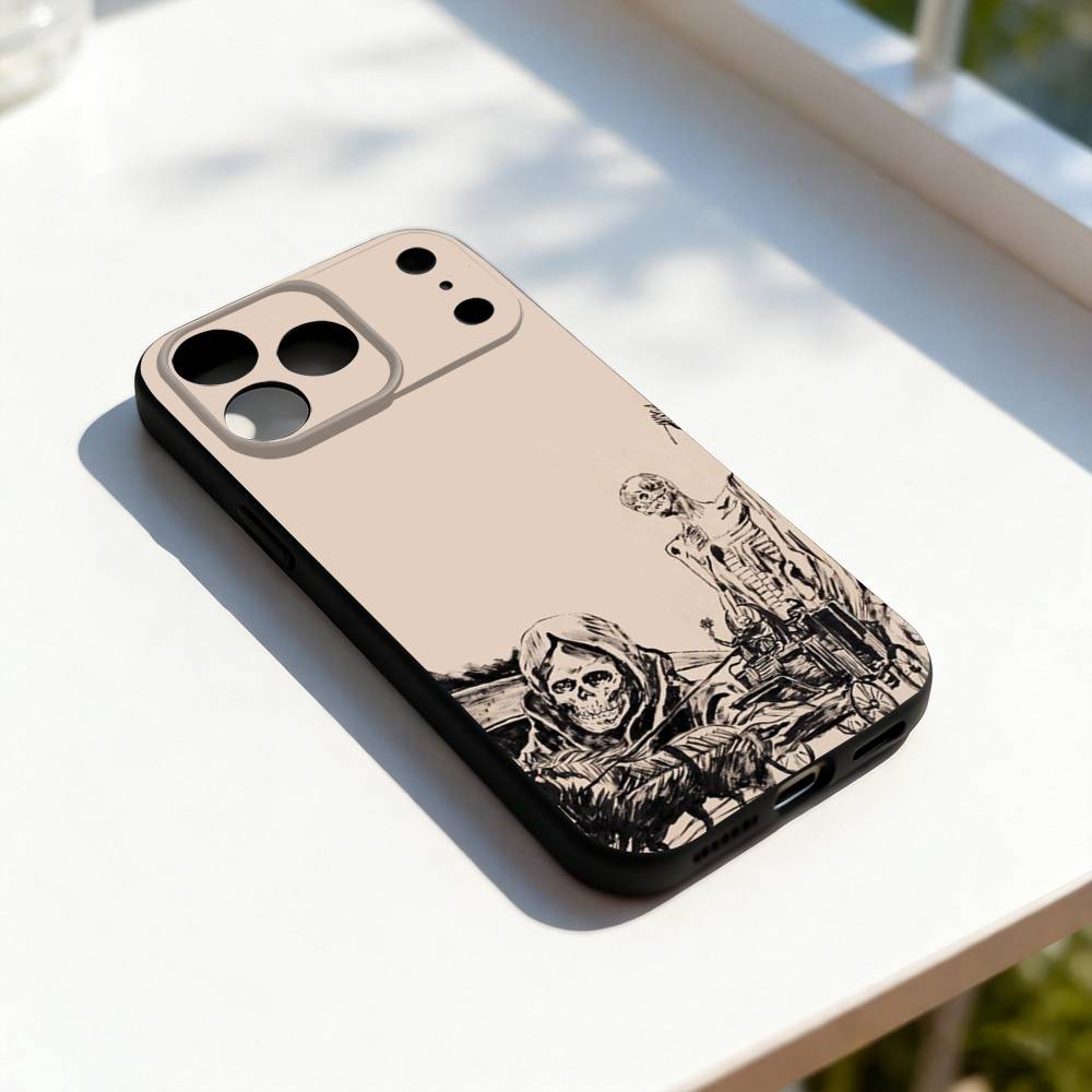 A-Avenged S-SevenfoldS A7X For iPhone 17,16,15,14,13,12,11,Pro,Max,Plus,E,SE4,Air,Mini Black Soft Cover Phone Case