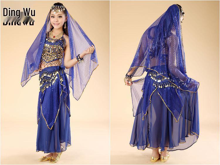 Women's Adult Belly Dance Costume Set - Little Chili Bra & Skirt