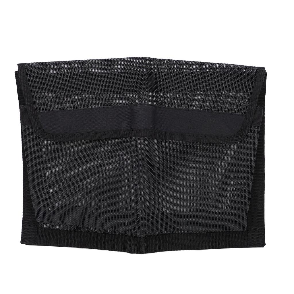 Boat Storage Bag Multifunctional Portable Self Adhesive Bake Lining Mesh Boat Organizer for Outdoor Black