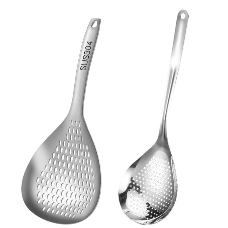 Practical Spoon Ladle for Cooking and Frying Spoons Practical Slotted Ladle for Convenient Food Draining