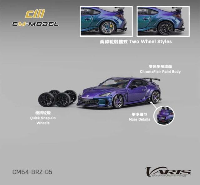 Subaru BRZ Varis Widebody Chameleon CM-Model 1/64 (Finished Model) CM64-BRZ-05